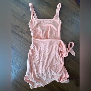 Aritzia Saturn Coral Mini Dress